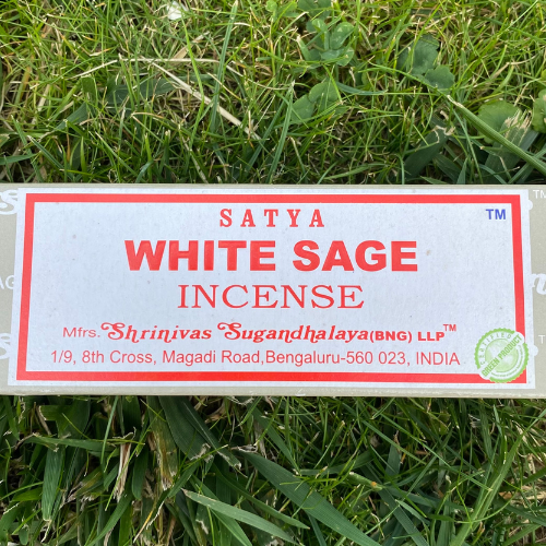 Boite d'encens satya white sage