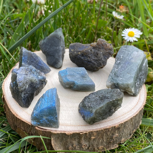 Pierre brute labradorite