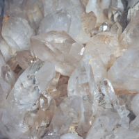 Cristaux de cristal de roche