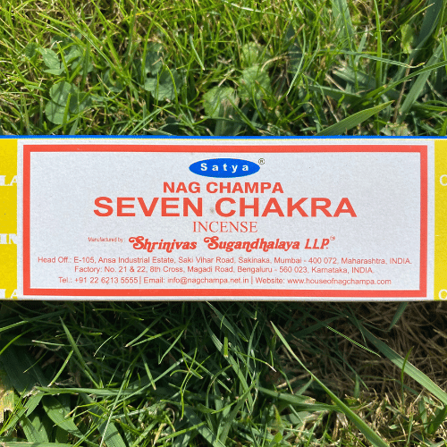 Boite d'encens satya Seven Chakras