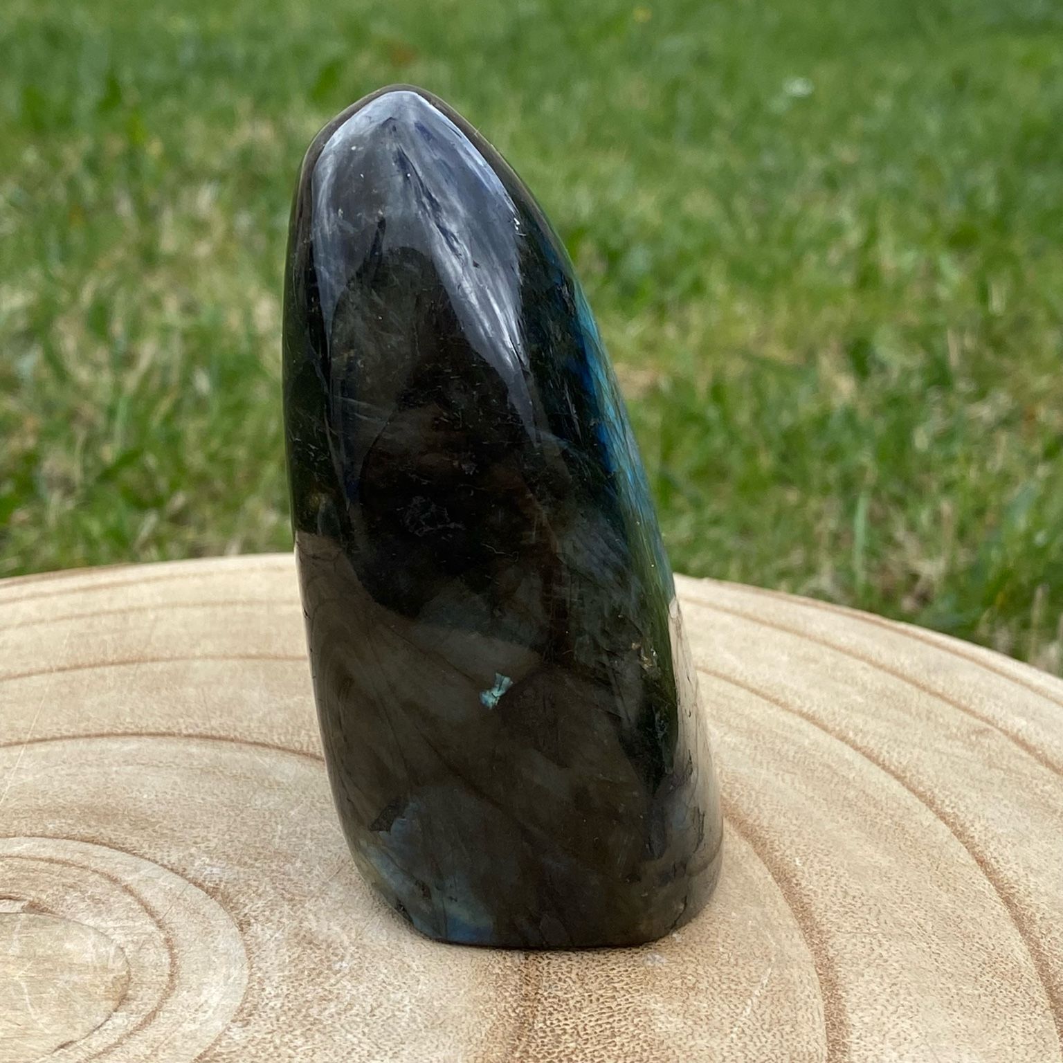 Bloc de labradorite polie - reflets bleu – Image 4