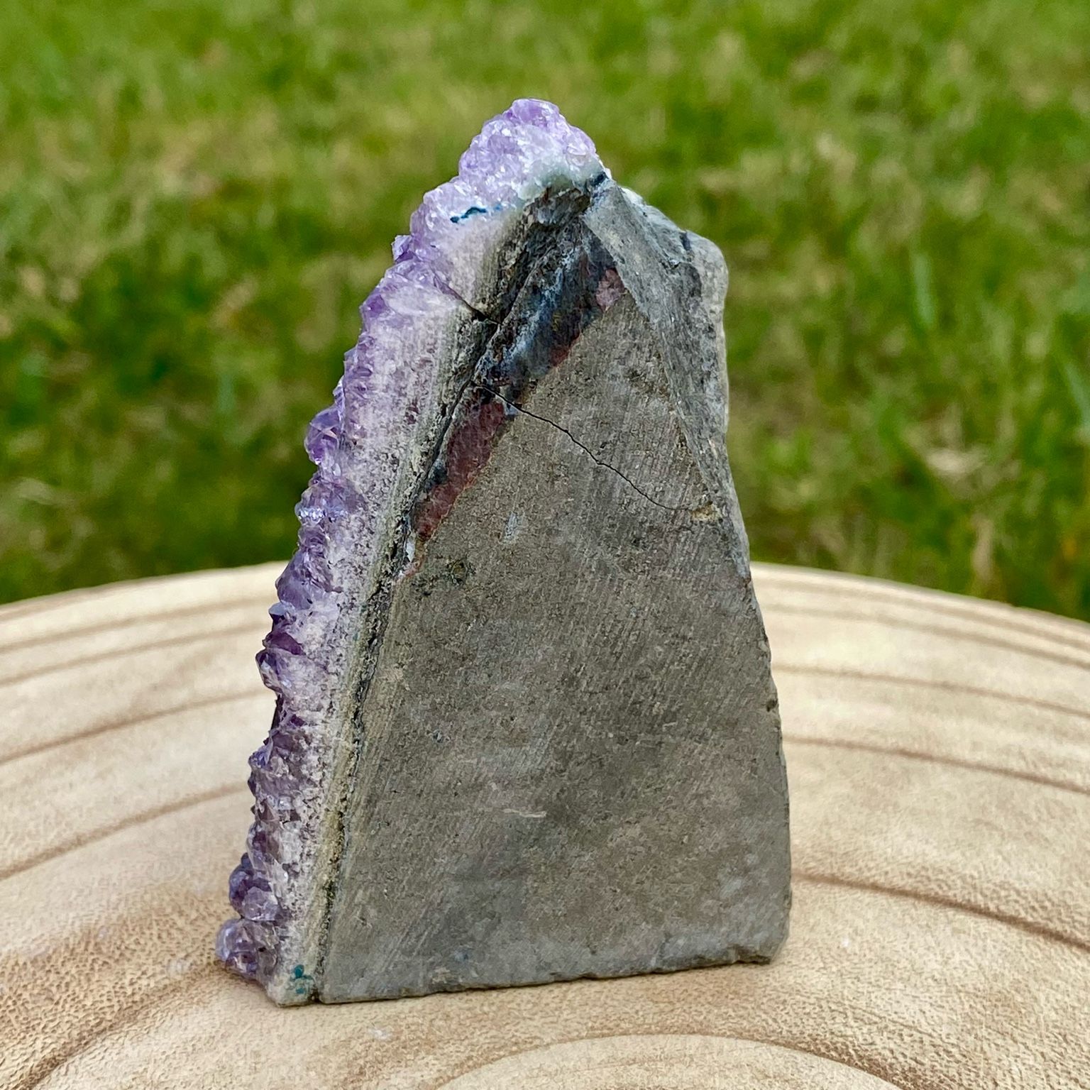 Druse d’améthyste violette naturelle du Brésil – décoration zen et apaisante – Les Merveilles by Pauline