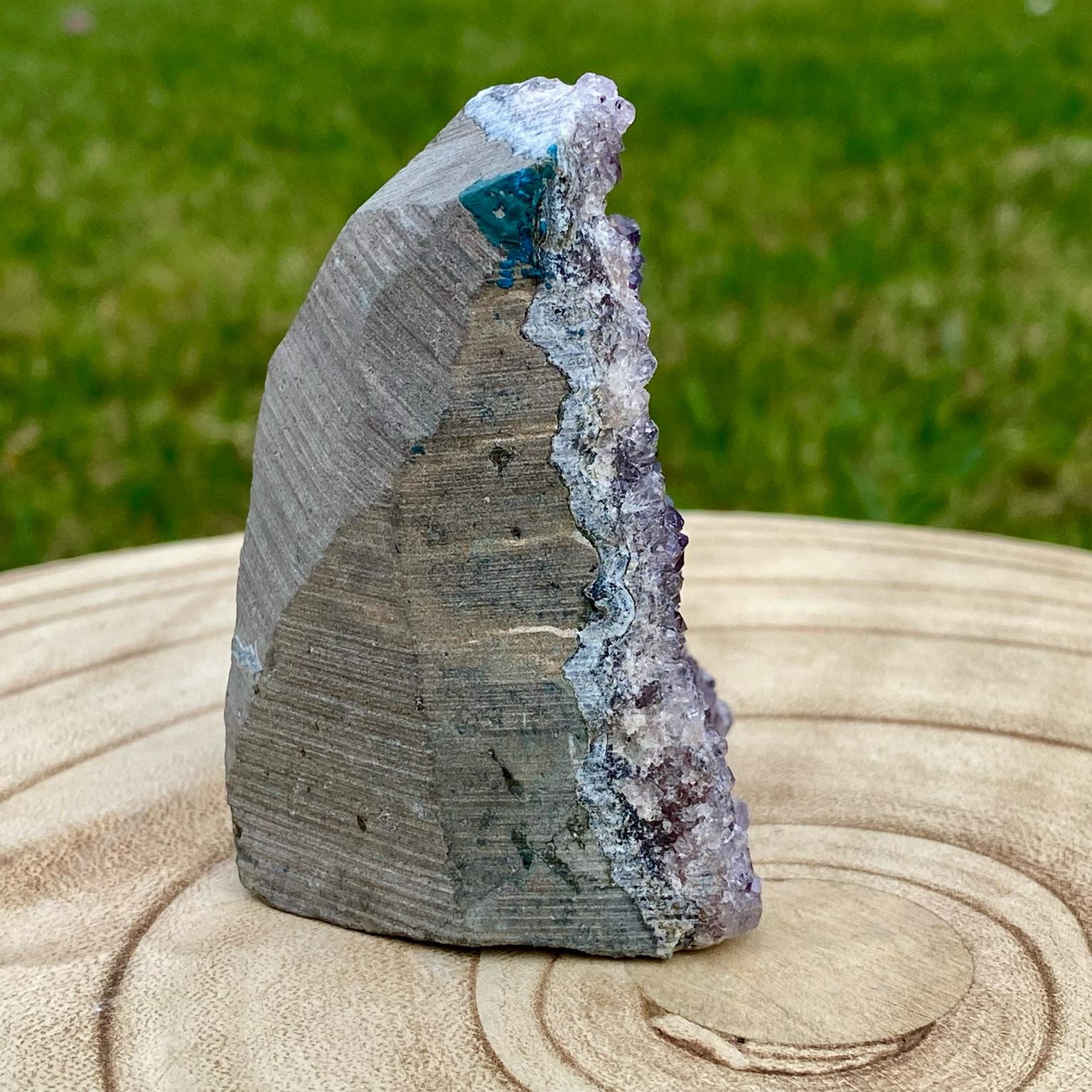 Druse d’améthyste violette naturelle du Brésil – décoration zen et apaisante – Les Merveilles by Pauline