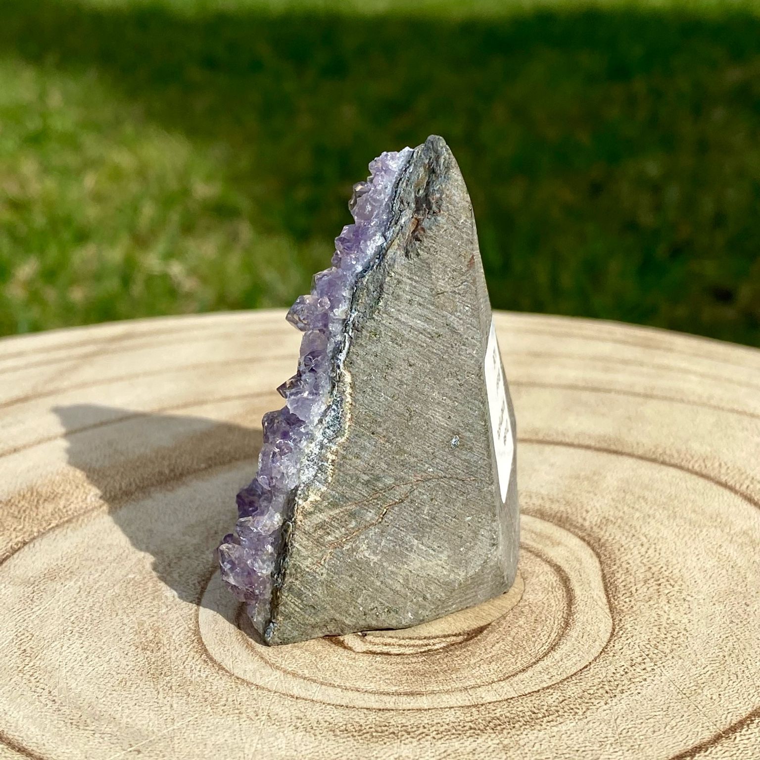 Druse d’améthyste violette naturelle du Brésil – décoration zen et apaisante – Les Merveilles by Pauline