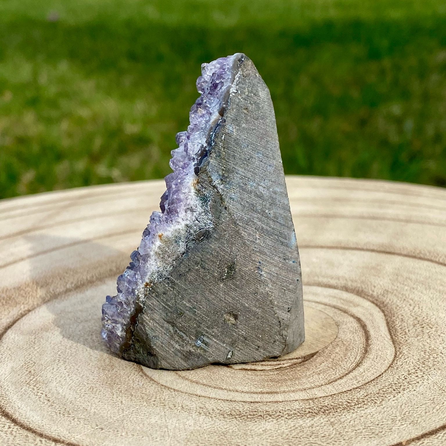 Druse d’améthyste violette naturelle du Brésil – décoration zen et apaisante – Les Merveilles by Pauline