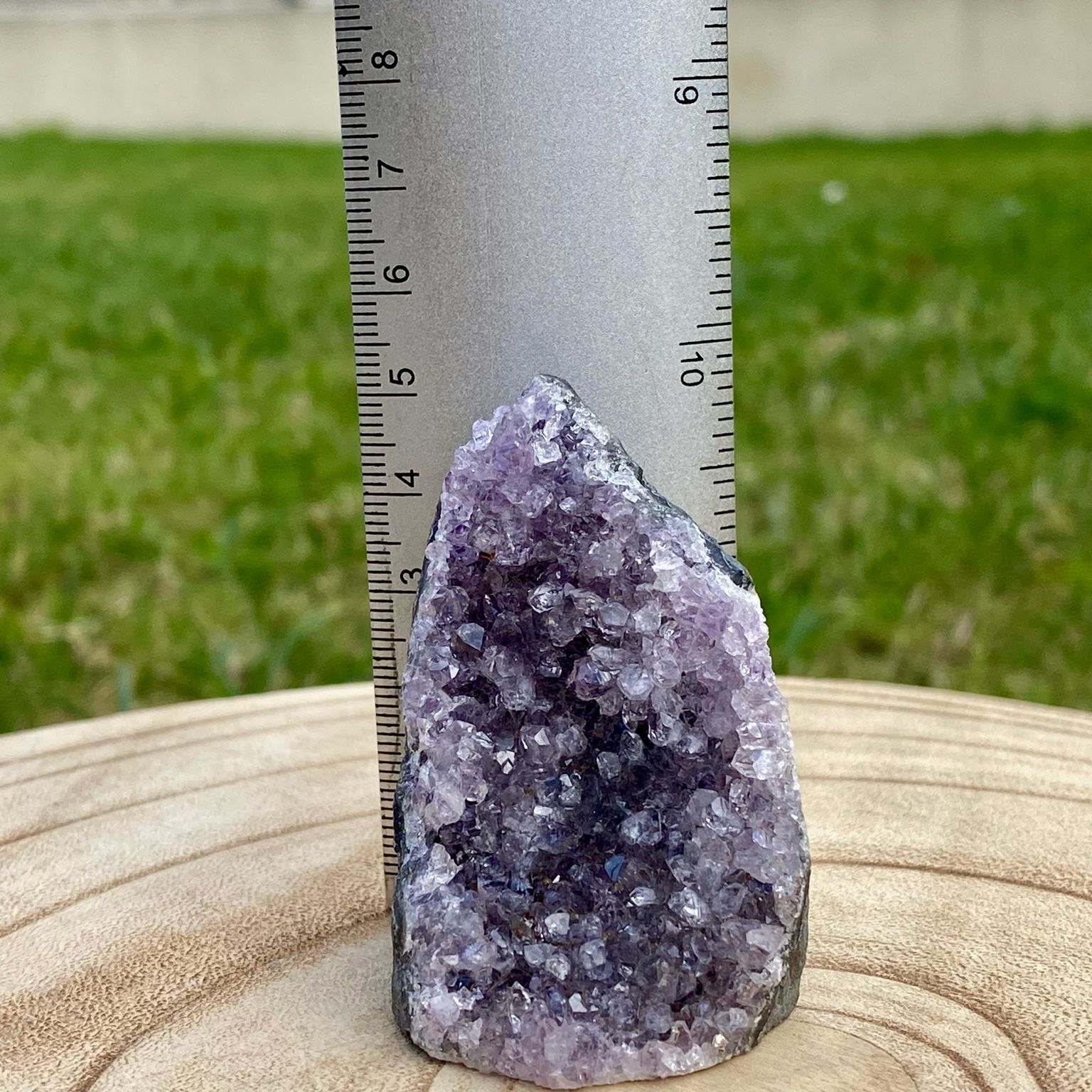 Druse d’améthyste naturelle – pierre violette brute du Brésil, décoration minérale et lithothérapie – Les Merveilles by Pauline