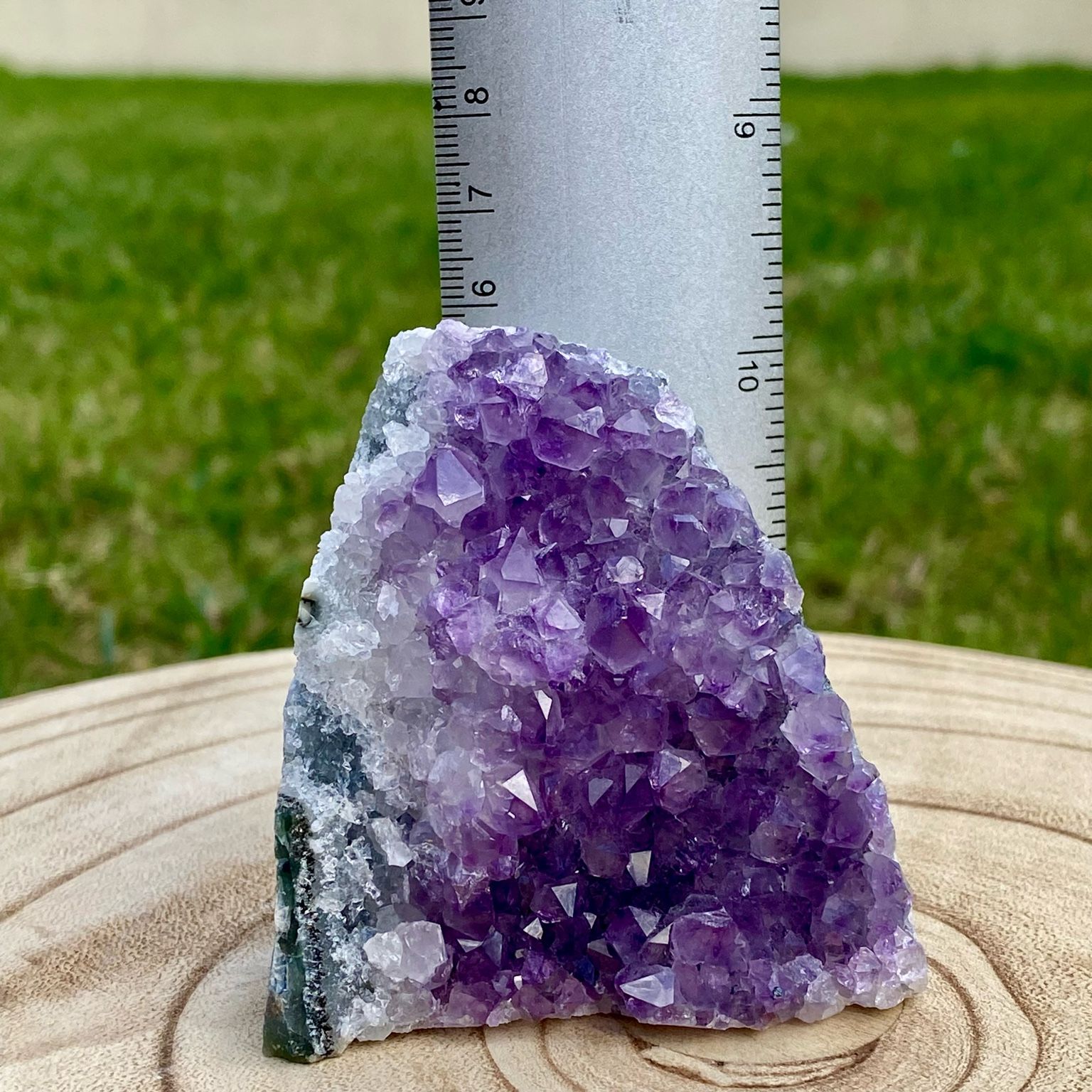 Druse d’améthyste naturelle – pierre violette brute du Brésil, décoration minérale et lithothérapie – Les Merveilles by Pauline