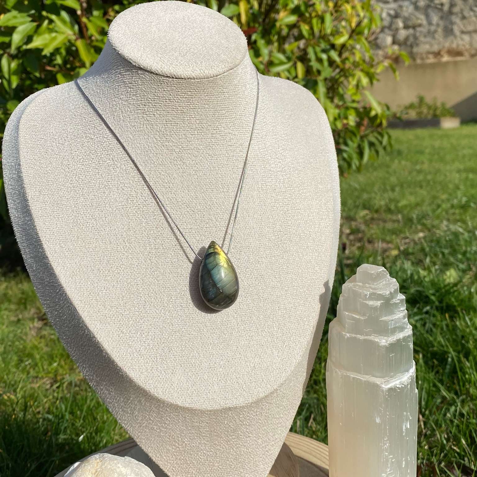 Collier pendentif Labradorite – Protection & Intuition – Image 5