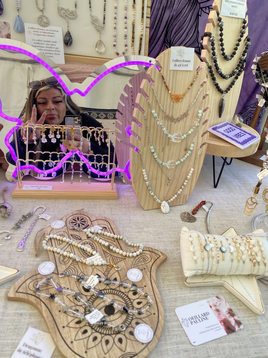 Petit selfie sur le stand marché artisanal de l'oise à Beauvais du 11 et 12 avril 2026